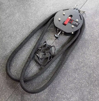 Dinuo Home Gym Nouvelle Machine d'escalade rotative à vitesse réglable, Machine de traction par corde, Entraîneur à corde suspendue sans fin