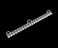 Pièces de stores de fenêtre, décoration de la maison, accessoires de tringles à rideaux, couvercle d'extrémité de rail en aluminium pour composants de stores
