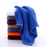 Custom LOGO Pure White Cotton 30*30cm Square Towels Gentle Facial Wipes for Esthetician Salon Skin Cleansing Daily Care
