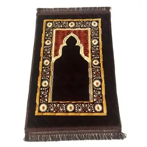 Special shape prayer mat iqibla musallah islamic prayer mat from China supplier