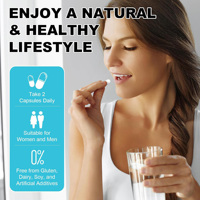 OEM 4 en 1 Probiotique pour la Santé Intestinale, CFU Pro Pre Post Biotique, Enzyme Digestive, Capsule Quotidienne pour l'Équilibre de la Microécologie Intestinale