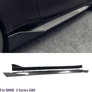 สเกิร์ตข้างคาร์บอนไฟเบอร์สไตล์ 3 Series G80 สำหรับปี 2019-2025 - Product Image 1