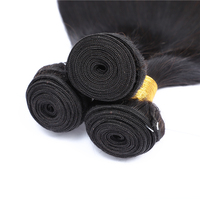 Extensiones de Cabello Sintético al por Mayor, 24 Pulgadas, 100g, Doble Trama, Estilo Yaki, Liso, Resistente al Calor, 25 Colores
