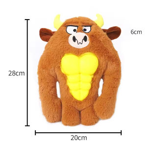 Büyük ırklar için gerçekçi gıcırtılı peluş oyuncak köpek aşırı çiğnemek geçirmez, agresif <span class=keywords><strong>Chewers</strong></span> için kendinden eğlenceli sıkıntı Buster - Product Image 5