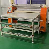 Tissu tissu calandre Sublimation rouleau numérique Textile Machine d'impression huile chauffage rouleau presse