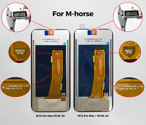 Écrans LCD de remplacement en gros pour téléphones mobiles <span class=keywords><strong>M</strong></span> Horse M16 <span class=keywords><strong>Pro</strong></span> Max, M16Pro, M17 <span class=keywords><strong>Pro</strong></span> Max, M16C – Pièces de réparation d'origine - Product Image 3