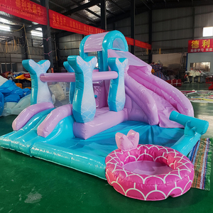Soldes Exceptionnelles : Château Gonflable Géant Delilai en PVC, Capacité 6-8 Personnes, Certifié CE, <span class=keywords><strong>Aire</strong></span> <span class=keywords><strong>de</strong></span> <span class=keywords><strong>Jeux</strong></span> Extérieure - Product Image 4