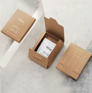 뜨거운 브랜드 사용자 정의 인쇄 생분해 성 크래프트 종이 튜브 컨테이너 보석 선물 실린더 포장 크래프트 종이 상자
