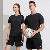Camiseta Deportiva de Poliéster y Elastano para Hombre, Unisex, Corte Regular, Secado Rápido, Transpirable, Anti-Pilling, para Gimnasio, Verano y Actividades al Aire Libre
