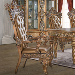 Juego de Muebles de Comedor Clásicos de Campo Americano, Juego de Mesa de Comedor de Madera Maciza de Alta Calidad Personalizado para 6 Personas - Product Image 4
