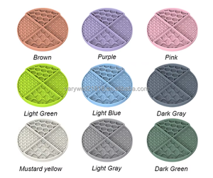 Alas Makan Anjing Kustom VaryWell, Alas Silikon Bentuk Sarang Lebah untuk Kucing dan Anjing dengan Suction Cup - Product Image 6