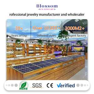 Bloesem Cs Sieraden Groothandel 925 Sterling Zilver Mode Fijne Geometrische Hanger Dubbele Ketting Zirkonia Sieraden Sets Voor Vrouwen - Product Image 6