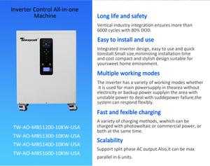 Tewaycell 10 Years Warranty All in One 51.2V 628Ah 32kwh With 10KW Inverter Home ESS - Product Image 4
