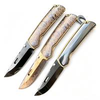 VG10 Titanium Vouwmes met DLC-coating, lasertextuur, geanodiseerd handvat, EDC, outdoor survival, fruitmes, utilitymes