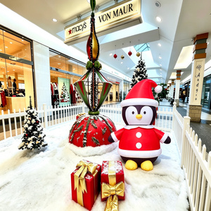 <span class=keywords><strong>Pingüino</strong></span> Navideño Inflable <span class=keywords><strong>de</strong></span> 1.5m, Decoración Navideña Personalizada para Jardín, Resistente al Agua, <span class=keywords><strong>de</strong></span> Tela Oxford Duradera - Product Image 1