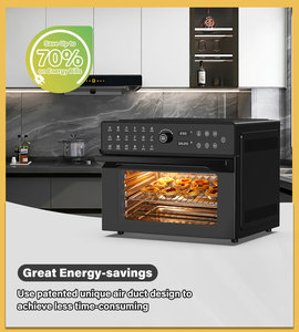 Pantalla táctil multifunción + perilla operación freidora de aire tostadora eléctrica doméstica 18 <span class=keywords><strong>en</strong></span> 1 30L horno freidoras de aire - Product Image 4