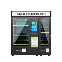 Distributeur automatique allemand de snacks et boissons froides avec lecteur de cartes, 24h/24, libre-service pour les détaillants, 600 emplacements