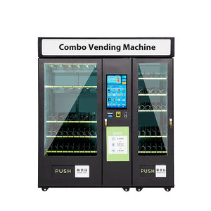 Máquina expendedora combinada de lector de tarjetas alemán para vender aperitivos, Bebidas frías en botellas, autoservicio de 24 horas para minoristas, 600 ranuras - Product Image 3