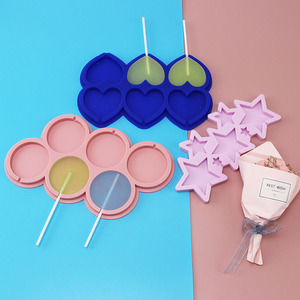 HY 3shapes Lollipop Molds <strong>Lollypop</strong> Sucker <strong>Sticks</strong> for Hard Candy Children Family Gatherings Birthday Parties - Product Image 3