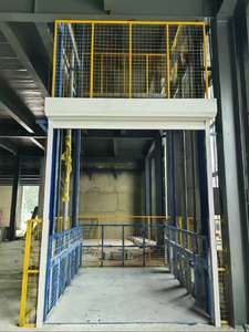 ลิฟต์ยกสินค้าแบบรางนำทาง ลิฟต์ไฮดรอลิกสำหรับคลังสินค้า ลิฟต์ขนส่งสินค้าไฮดรอลิก ราคา - Product Image 4