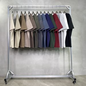 เสื้อยืดผู้ชายแบบเรียบสีพื้นสำหรับฤดูร้อน หนัก 385 กรัม แขนสั้น ไซส์ใหญ่พิเศษ ของแท้  แบบถัก ไซส์ใหญ่พิเศษ ของแท้ - Product Image 1