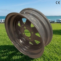 Fabricante de Llantas HUA MEI, Llantas para Remolque 4.5J*13, 4.5Jx13 Pulgadas, PCD 4x100, Tamaños 13', 14', 15', 16', Llantas de Acero para 145/70R13