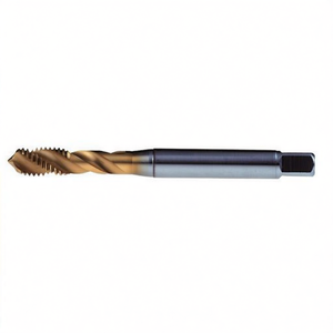 Macho de roscar universal cónico con revestimiento de TiN, helicoidal de 40 grados para orificios ciegos, tolerancia 6H - Product Image 2
