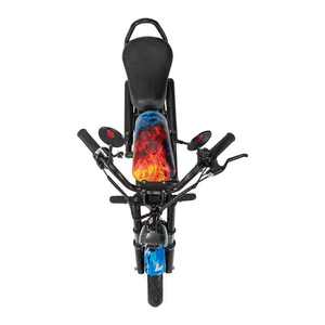 Motocicleta eléctrica Harley de juguete para niños, tres sensores de carga todoterreno de acero para coche, batería de litio, locomotora, <span class=keywords><strong>Scooter</strong></span> de juego - Product Image 3