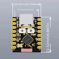 Modul Papan Pengembangan ESP32 C3 Mini Wifi BT Modul Prosesor Single-Core 32-Bit ESP32 C3 16Pin Tipe-C