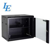 Armoire de serveur murale LE 4U, armoire réseau 19 pouces, IEC297-2, acier laminé à froid SPCC, cadre soudé à une seule section, IP20