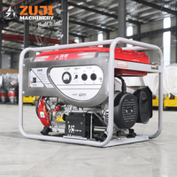 Générateur à essence ZUJI 6800E 5 kW, démarrage électrique, moteur en cuivre pur, puissance nominale 5 kW, puissance maximale 5,5 kW, générateur à essence pour la construction