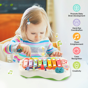 Xylophone musical coloré pour bébé, jouet éducatif en plastique, instrument à clavier pour nourrissons et tout-petits, cadeau d'apprentissage précoce - Product Image 2