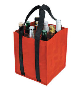 Bolsa Porta Botellas de Vino de Tela No Tejida con Logotipo Personalizado al por Mayor, Ecológica - Product Image 1