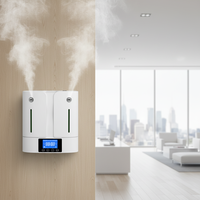 Diffuseur d'arômes électrique double pour huiles essentielles, idéal pour les grands espaces commerciaux et les systèmes CVC