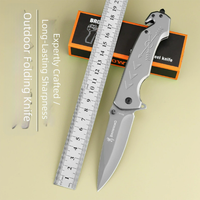 Couteau pliant en acier inoxydable haute dureté, couteau de poche pour l'extérieur, outil de survie pour le camping