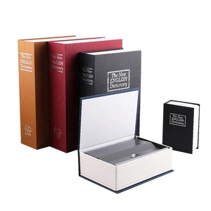 Book Safe mit Combination Lock Home Dictionary Diversion Metal Safe LockBox Secret Stash Box