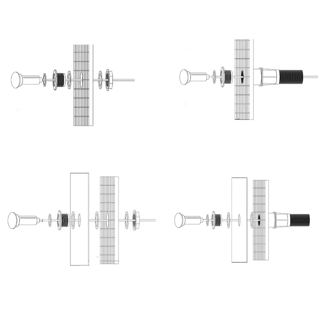 Pentair Globrite çok renkli değişen 12W 50FT 100FT yüzme havuzu Spa ışık için rafine Nicheless Led havuz ışıkları değiştirme