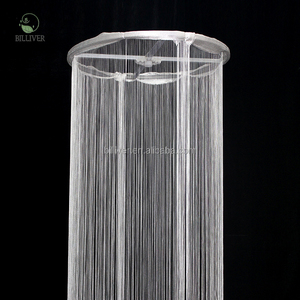 2024 nuevas decoraciones de techo de boda cortinas de cuerda brillante y cortinas decoración para boda evento cortina de flecos - Product Image 3