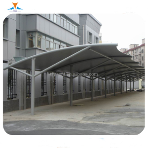 <span class=keywords><strong>Kit</strong></span> de carport <span class=keywords><strong>en</strong></span> acier avec membrane PTFE PVDF de luxe, moderne, imperméable, personnalisé, pour extérieur, durée de vie de 15 ans, résistant aux UV - Product Image 3