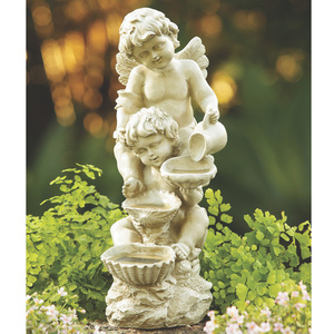 <span class=keywords><strong>Fontaine</strong></span> d'eau avec sculpture d'ange en résine faite à <span class=keywords><strong>la</strong></span> main, style moderne américain, avec lumière solaire pour <span class=keywords><strong>la</strong></span> décoration extérieure du jardin et de <span class=keywords><strong>la</strong></span> maison - Product Image 4