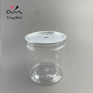 Rỗng Hot Bán nhựa 450ml chai kéo-tab nắp trong suốt lon Soda Pet nhựa có thể cho nước giải khát - Product Image 2