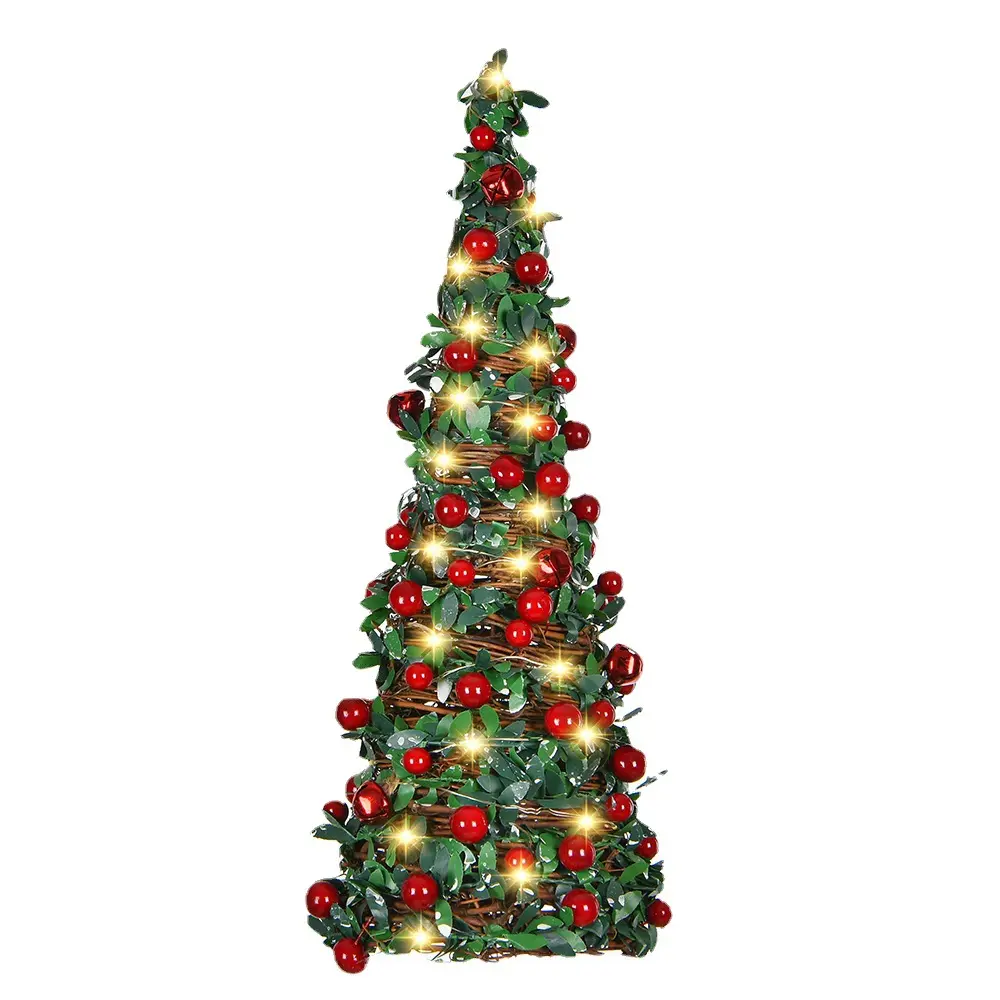 2023 LED Lights Artificial PE PVC Christmas Tree For Home Decoration Indoor Wedding Holiday