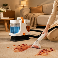 Nettoyeur de tapis multifonction avec tête de brosse remplaçable, solution de nettoyage en profondeur pour les tissus d'ameublement