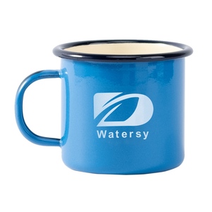 Personalizado colorido clásico impresión Logo barato sublimación calidad garantizada hierro <span class=keywords><strong>Vintage</strong></span> Camping café esmalte <span class=keywords><strong>taza</strong></span> - Product Image 5