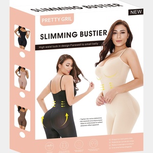 Faja Moldeadora de Nylon sin Costuras Estilo Europeo-Americano, la Más Vendida, para Yoga y Postparto, Levantamiento de Glúteos, Control Abdominal, Sin Espalda, de Una Pieza - Product Image 2