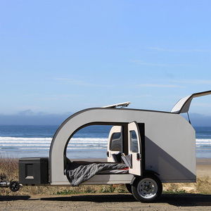Remolque de caravana de lágrima terrestre de fabricante chino con paneles solares - Product Image 3