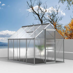 6x8 ft Strong <span class=keywords><strong>Hobby</strong></span> serra Kit Heavy Duty rivestito famiglia cortile serra per giardino - Product Image 2