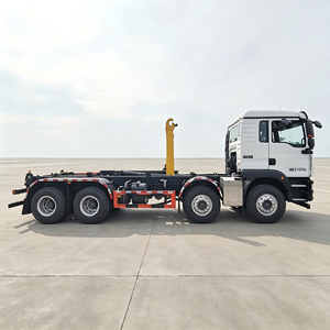 Camion benne à benne basculante Sinotruk Sitrak 8X4, un camion pour plusieurs bennes, camion de collecte de déchets à conteneurs amovibles - Product Image 3