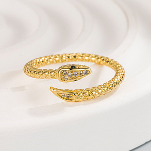 Elegante Anello a Forma di Serpente per Donne, Gioiello da Dito alla Moda - Product Image 3
