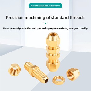 Raccordo a Svasatura <span class=keywords><strong>in</strong></span> Ottone Tipo D 6mm 8mm per Tubi, Connettore per Linee di Refrigerazione e Tubazioni Industriali <span class=keywords><strong>in</strong></span> <span class=keywords><strong>Rame</strong></span> - Product Image 4